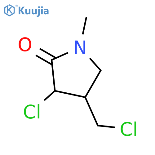 2-Pyrrolidinone, 3-chloro-4-(chloromethyl)-1-methyl- structure