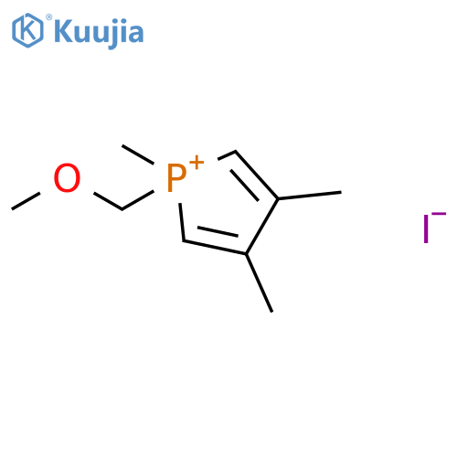 1H-Phospholium, 1-(methoxymethyl)-1,3,4-trimethyl-, iodide structure