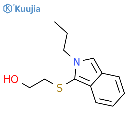 Ethanol, 2-[(2-propyl-2H-isoindol-1-yl)thio]- structure