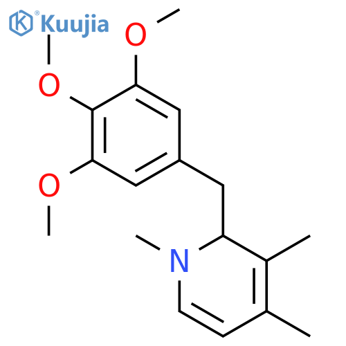 Pyridine, 1,2-dihydro-1,3,4-trimethyl-2-[(3,4,5-trimethoxyphenyl)methyl]- structure