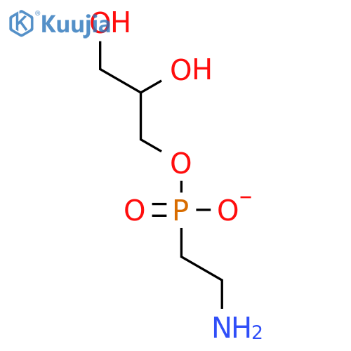 Phosphonic acid, (2-aminoethyl)-, mono(2,3-dihydroxypropyl) ester structure