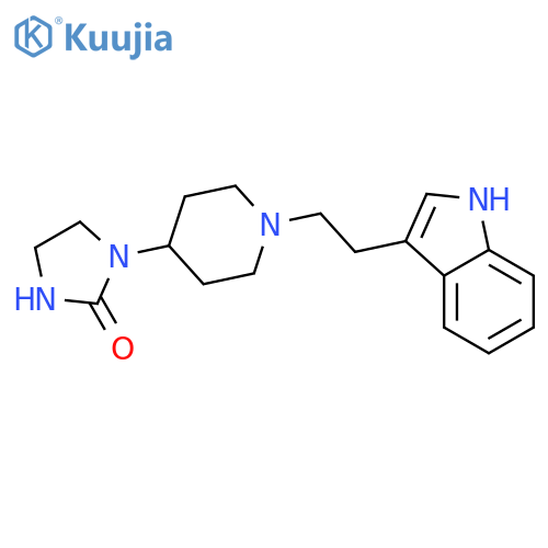 2-Imidazolidinone, 1-[1-[2-(1H-indol-3-yl)ethyl]-4-piperidinyl]- structure