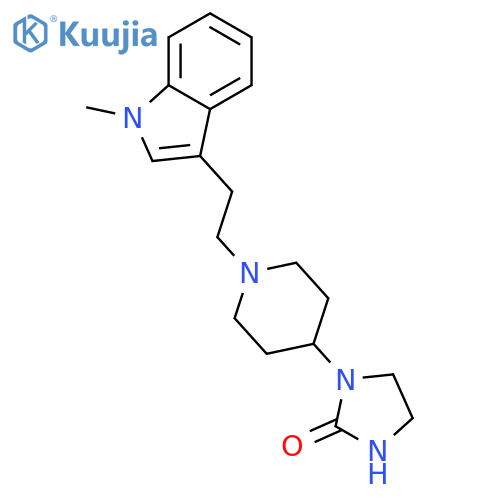 2-Imidazolidinone, 1-[1-[2-(1-methyl-1H-indol-3-yl)ethyl]-4-piperidinyl]- structure