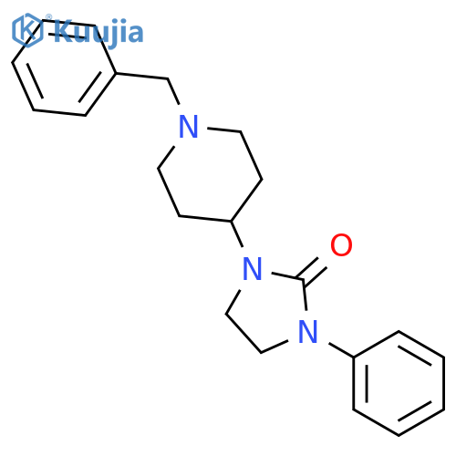 2-Imidazolidinone, 1-phenyl-3-[1-(phenylmethyl)-4-piperidinyl]- structure