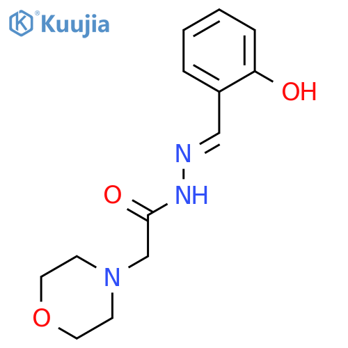 4-MORPHOLINEACETIC ACID, [(2-HYDROXYPHENYL)METHYLENE]HYDRAZIDE structure