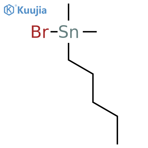 Stannane, bromodimethylpentyl- structure