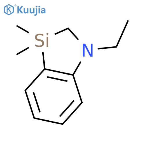 1H-1,3-Benzazasilole, 1-ethyl-2,3-dihydro-3,3-dimethyl- structure