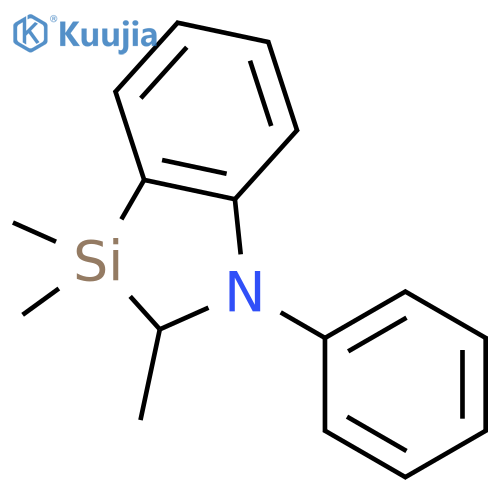 1H-1,3-Benzazasilole, 2,3-dihydro-2,3,3-trimethyl-1-phenyl- structure