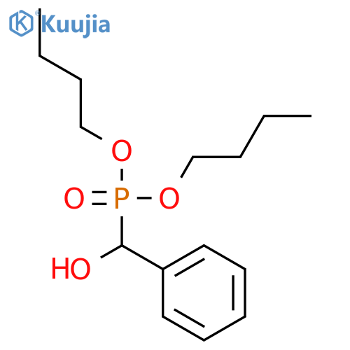 dibutyl [hydroxy(phenyl)methyl]phosphonate structure