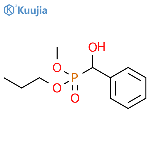 Phosphonic acid, (hydroxyphenylmethyl)-, methyl propyl ester structure