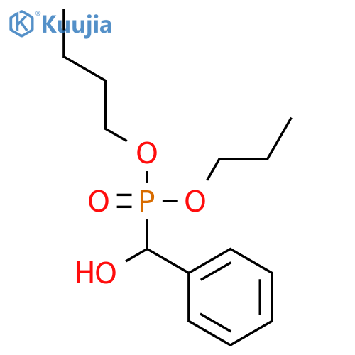 Phosphonic acid, (hydroxyphenylmethyl)-, butyl propyl ester structure
