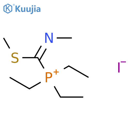 Phosphonium, triethyl[(methylimino)(methylthio)methyl]-, iodide structure