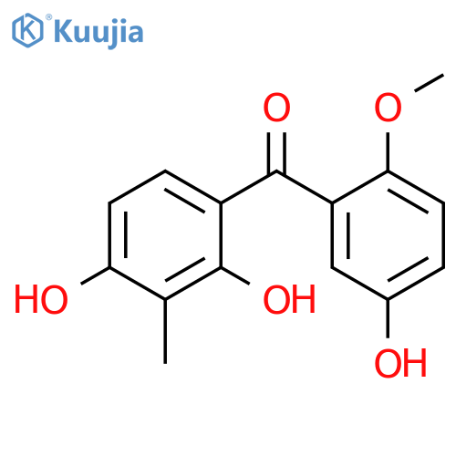 Methanone,(2,4-dihydroxy-3-methylphenyl)(5-hydroxy-2-methoxyphenyl)- structure
