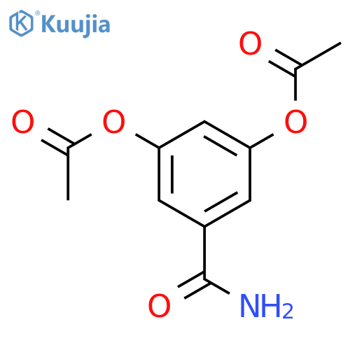 3,5-Diacetoxybenzamide structure