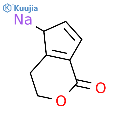 SODIUM, (1,3,4,5-TETRAHYDRO-1-OXOCYCLOPENTA[C]PYRAN-5-YL)- structure