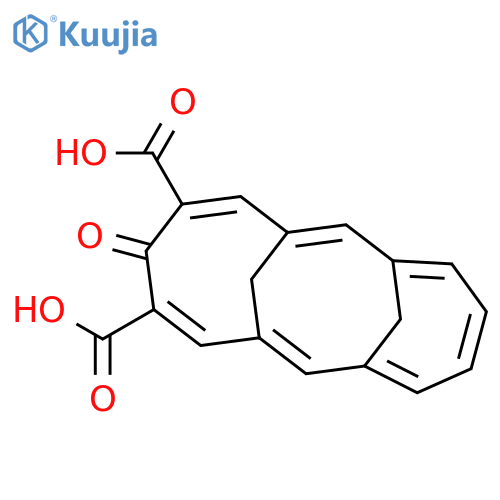 TRICYCLO[8.5.1.13,8]HEPTADECA-1,3,5,7,9,11,14-HEPTAENE-12,14-DICARBOXYLIC ACID, 13-OXO- structure