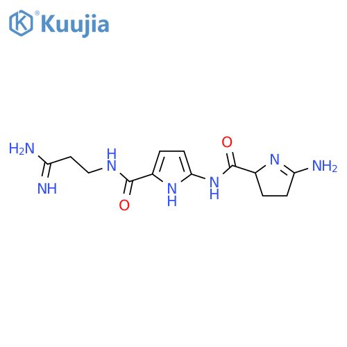 5-[(5-Amino-3,4-dihydro-2H-pyrrole-2-carbonyl)amino]-N-(3-amino-3-iminopropyl)-1H-pyrrole-2-carboxamide structure