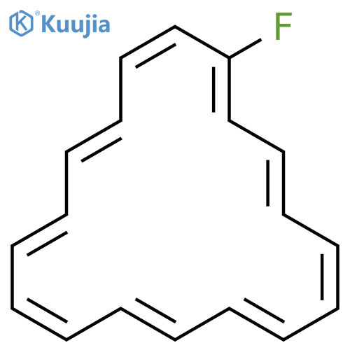 1,3,5,7,9,11,13,15,17-Cyclooctadecanonaene, 1-fluoro- structure