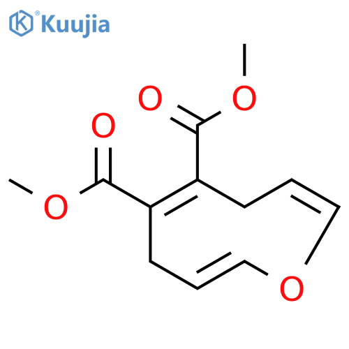 5,6-Oxonindicarboxylic acid, 4,7-dihydro-, dimethyl ester structure