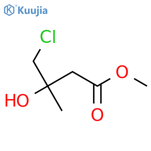 Methyl 4-chloro-3-hydroxy-3-methylbutanoate structure