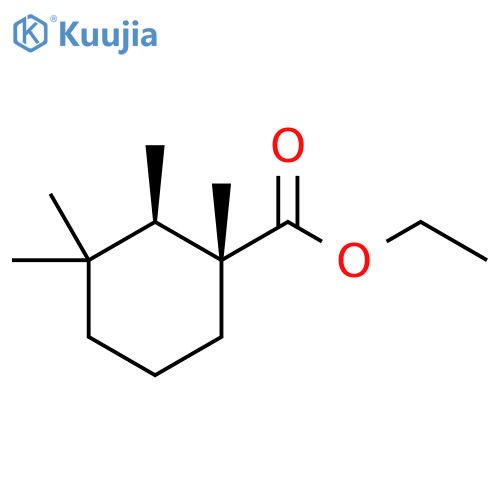 Cyclohexanecarboxylic acid, 1,2,3,3-tetramethyl-, ethyl ester, trans- (9CI) structure