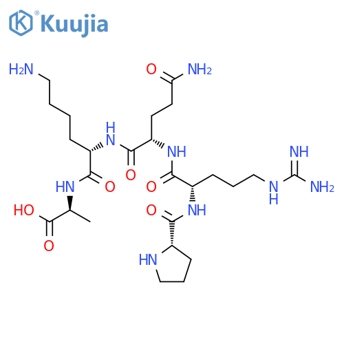 L-Alanine, L-prolyl-L-arginyl-L-glutaminyl-L-lysyl- structure