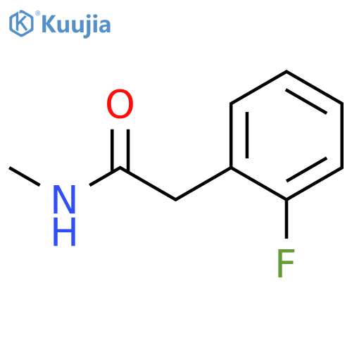 2-(2-Fluorophenyl)-N-methylacetamide structure
