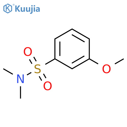 3-methoxy-N,N-dimethylBenzenesulfonamide structure