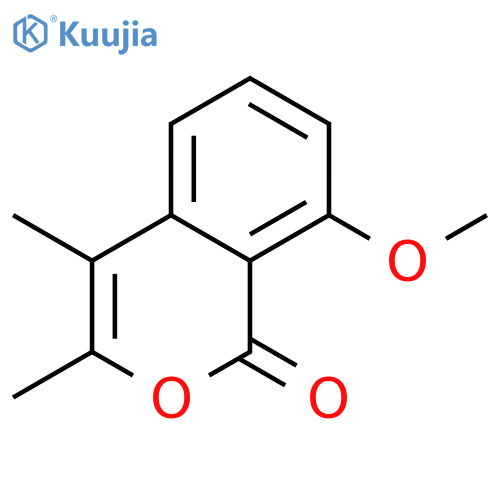 8-Methoxy-3,4-dimethyl-1H-isochromen-1-one structure