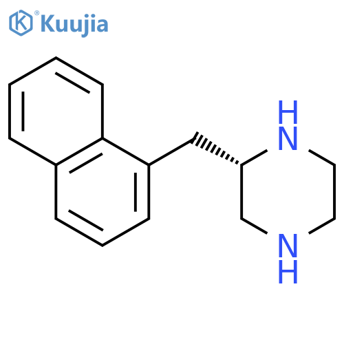 PIPERAZINE, 2-(1-NAPHTHALENYLMETHYL)-, (2S)- structure