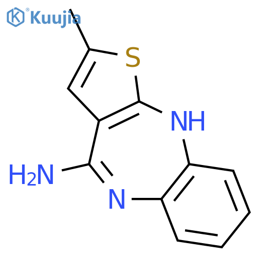 2-Methyl-10H-thieno2,3-b1,5benzodiazepin-4-amine structure