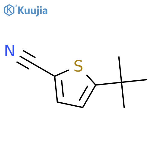 5-tert-butyl-thiophene-2-carbonitrile structure