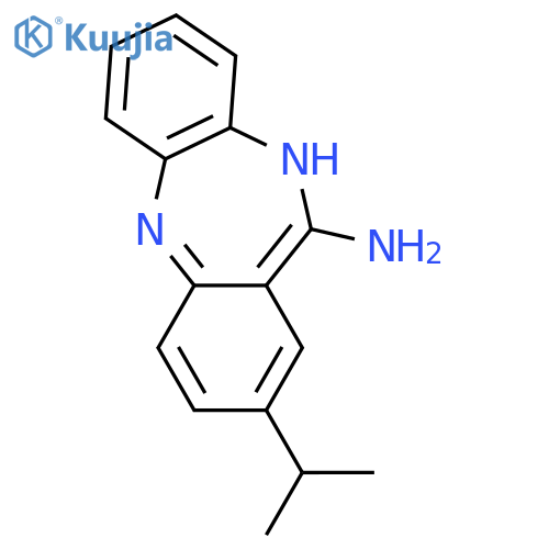 5H-DIBENZO[B,E][1,4]DIAZEPIN-11-AMINE, 2-(1-METHYLETHYL)- structure