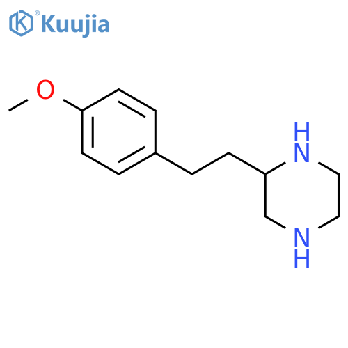 Piperazine, 2-[2-(4-methoxyphenyl)ethyl]- structure