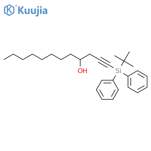 1-Dodecyn-4-ol, 1-[(1,1-dimethylethyl)diphenylsilyl]- structure