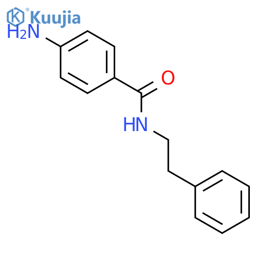 4-Amino-N-(2-phenylethyl)benzamide structure