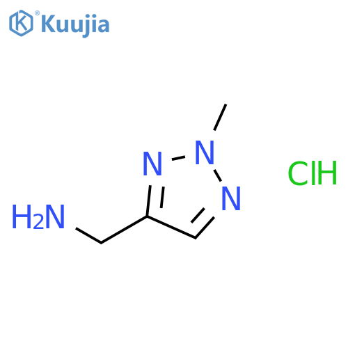(2-methyl-2H-1,2,3-triazol-4-yl)methanamine hydrochloride structure