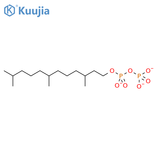 Diphosphoric acid, mono(3,7,11-trimethyldodecyl) ester structure