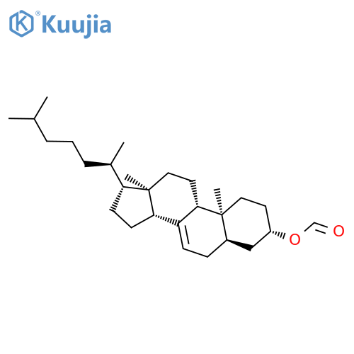 Cholest-7-en-3-ol, formate, (3b,5b)- structure