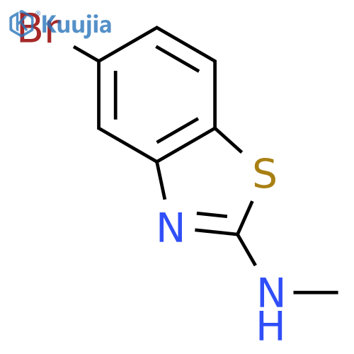 5-Bromo-N-methyl-1,3-benzothiazol-2-amine structure