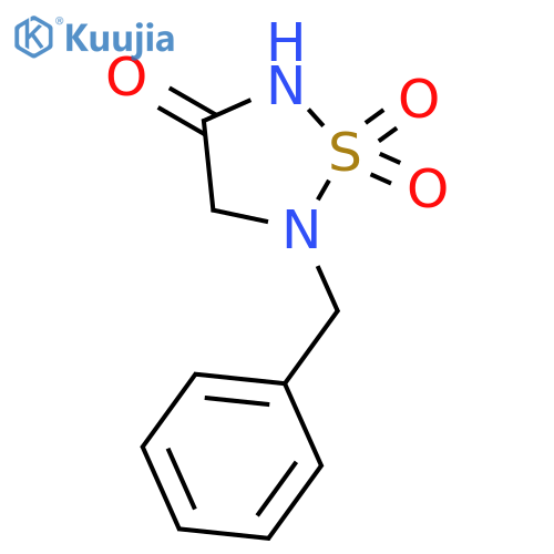 5-benzyl-1,1-dioxo-1,2,5-thiadiazolidin-3-one structure
