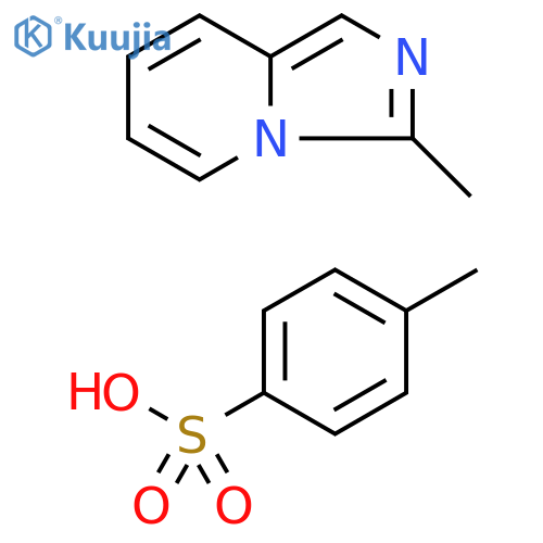 Imidazo[1,5-a]pyridine, 3-methyl-, 4-methylbenzenesulfonate (1:1) structure