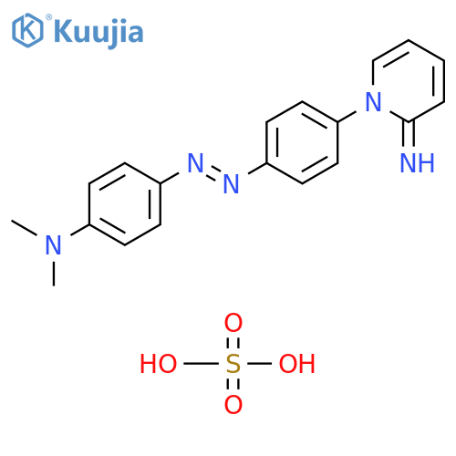 Benzenamine, 4-[[4-(2-imino-1(2H)-pyridinyl)phenyl]azo]-N,N-dimethyl-, sulfate (2:1) (9CI) structure