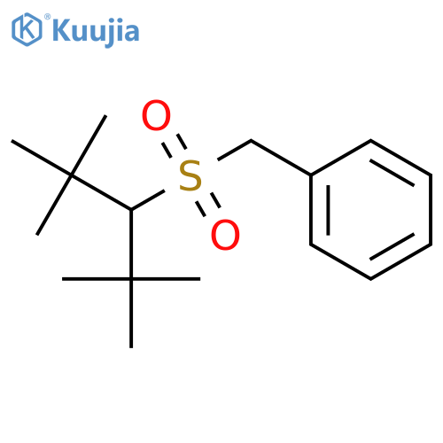Benzene, [[[1-(1,1-dimethylethyl)-2,2-dimethylpropyl]sulfonyl]methyl]- structure