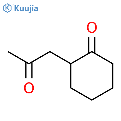 Cyclohexanone, 2-(2-oxopropyl)- structure