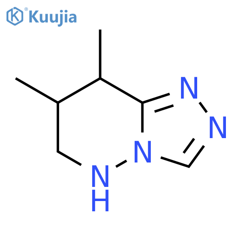 1,2,4-Triazolo[4,3-b]pyridazine, 5,6,7,8-tetrahydro-7,8-dimethyl- structure