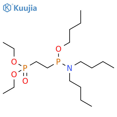 Phosphonic acid, [2-[butoxy(dibutylamino)phosphino]ethyl]-, diethylester structure