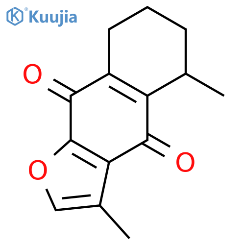Naphtho[2,3-b]furan-4,9-dione, 5,6,7,8-tetrahydro-3,5-dimethyl-, (S)- structure