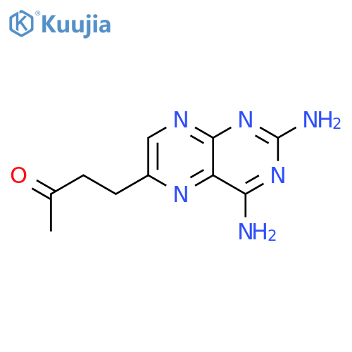 2-Butanone, 4-(2,4-diamino-6-pteridinyl)- structure