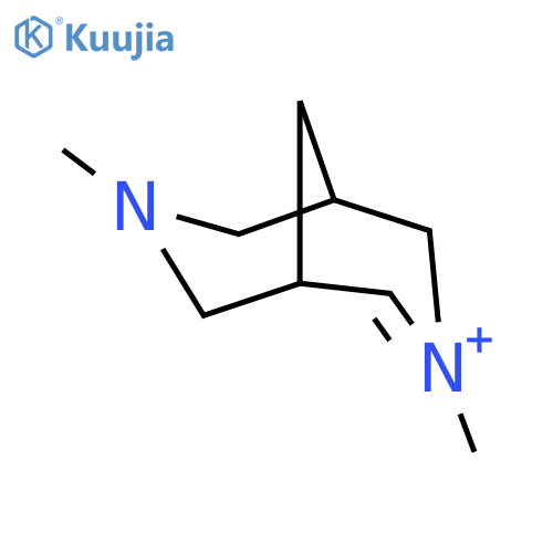 7-Aza-3-azoniabicyclo[3.3.1]non-2-ene, 3,7-dimethyl- structure
